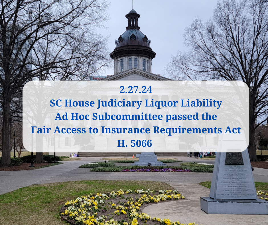 How will the “Fair Access to Insurance Requirements” Act help SC bars and venues?