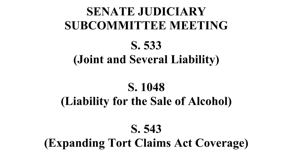 Watch the next Senate Judiciary Subcommittee meeting!